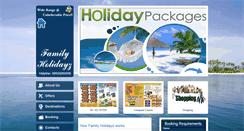 Desktop Screenshot of familyholidayz.com